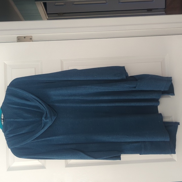 United States Sweaters XL textured hooded cardigan with pockets - Picture 4 of 10